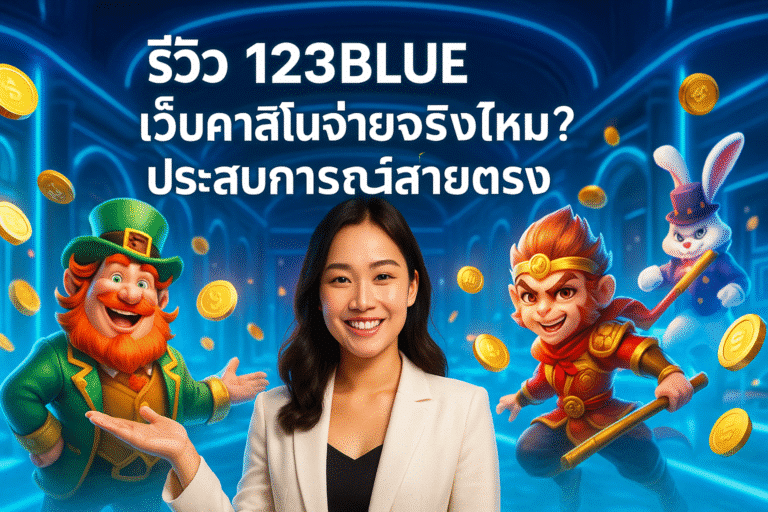 รีวิว 123BLUE เว็บคาสิโนจ่ายจริงไหม? ประสบการณ์สายตรง