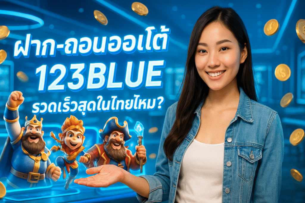 ฝาก-ถอนออโต้ 123BLUE รวดเร็วสุดในไทยไหม?