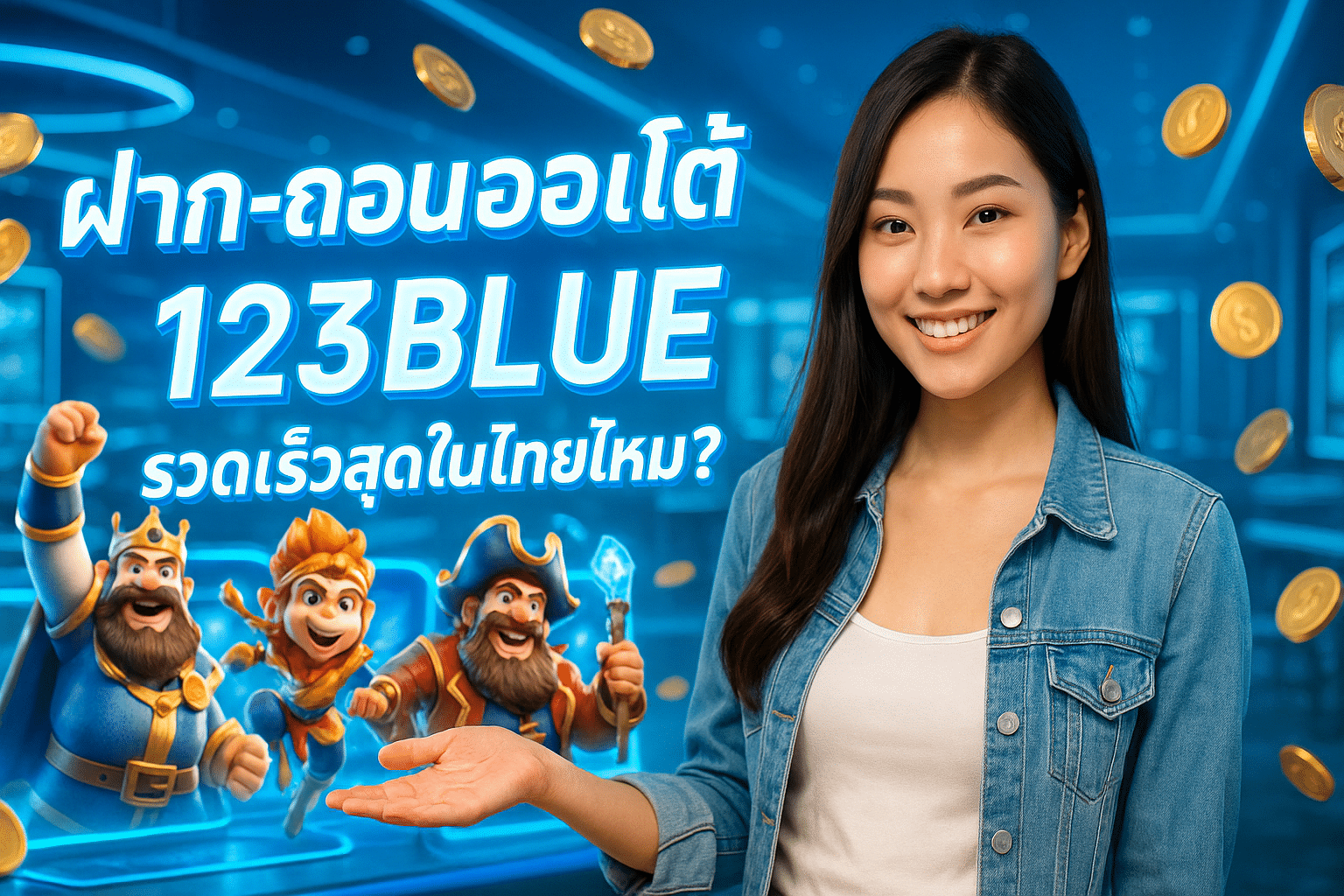 ฝาก-ถอนออโต้ 123BLUE รวดเร็วสุดในไทยไหม?