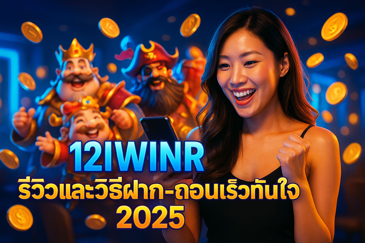12IWINR รีวิวและวิธีฝาก-ถอนเร็วทันใจ 2025