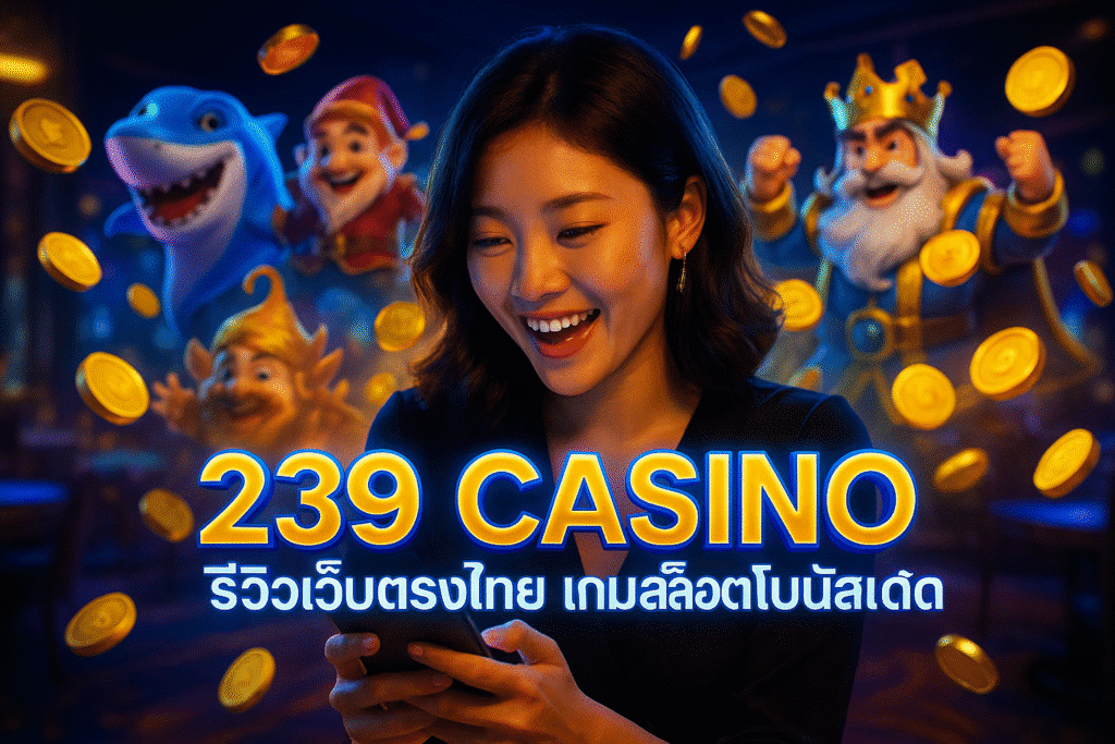 239 CASINO รีวิวเว็บตรงไทย เกมสล็อตโบนัสเด็ด