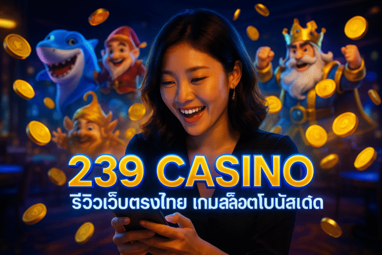 239 CASINO รีวิวเว็บตรงไทย เกมสล็อตโบนัสเด็ด