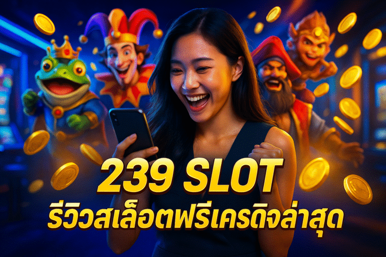 239 SLOT รีวิวสล็อตฟรีเครดิตล่าสุด พร้อมประสบการณ์